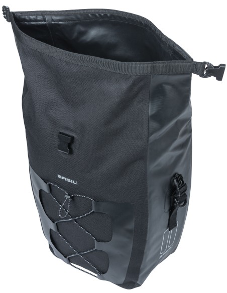 Fahrradtasche Basil Navigator Waterproof 25-31 Liter 32 x 15 x 37 cm - Schwarz