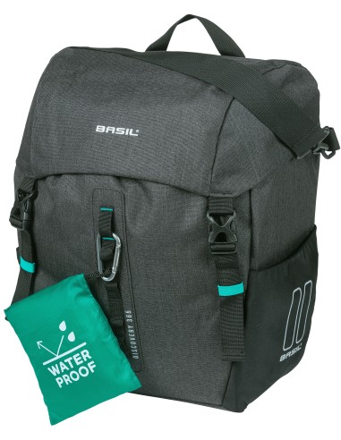 Fahrradtasche Basil Discovery 365D L 20 Liter 30 x 17 x 36 cm - Schwarz