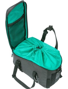 Tasche für Gepäckträger Basil Discovery 365D 9 Liter 36 x 16 x 20 cm - Schwarz meliert