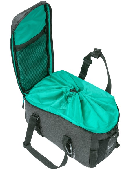 Tasche für Gepäckträger Basil Discovery 365D 9 Liter 36 x 16 x 20 cm - Schwarz meliert