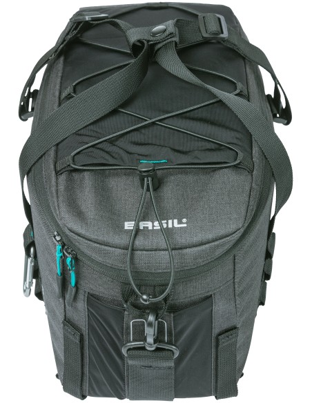 Tasche für Gepäckträger Basil Discovery 365D 9 Liter 36 x 16 x 20 cm - Schwarz meliert