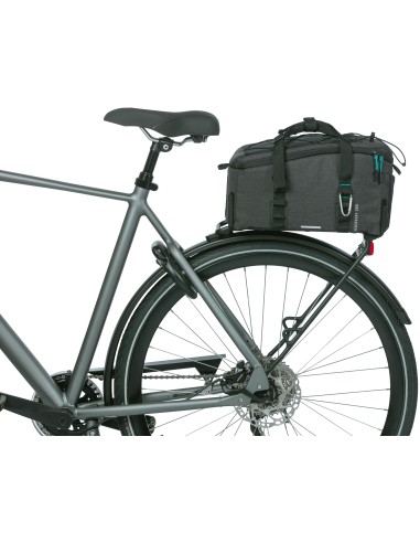 Tasche für Gepäckträger Basil Discovery 365D 9 Liter 36 x 16 x 20 cm - Schwarz meliert