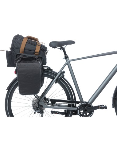 Tasche für Gepäckträger Basil Miles XL Pro 9-36 Liter 31 x 23 x 20 cm - black slate