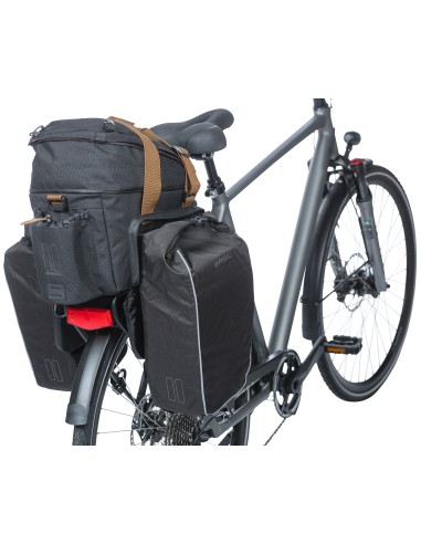Tasche für Gepäckträger Basil Miles XL Pro 9-36 Liter 31 x 23 x 20 cm - black slate