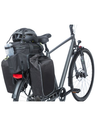 Tasche für Gepäckträger Basil Miles XL Pro 9-36 Liter 31 x 23 x 20 cm - black lime