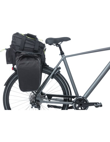 Tasche für Gepäckträger Basil Miles XL Pro 9-36 Liter 31 x 23 x 20 cm - black lime