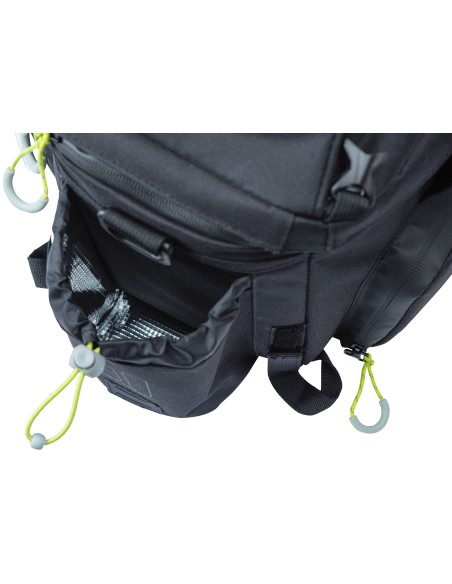 Tasche für Gepäckträger Basil Miles XL Pro 9-36 Liter 31 x 23 x 20 cm - black lime