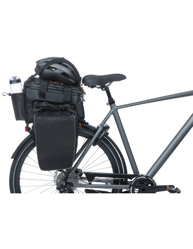 Tasche für Gepäckträger Basil Miles Tarpaulin XL Pro 9-36 Liter 31 x 23 x 20 cm - black orange