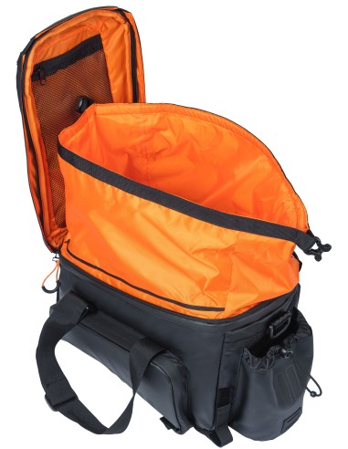 Tasche für Gepäckträger Basil Miles Tarpaulin XL Pro 9-36 Liter 31 x 23 x 20 cm - black orange