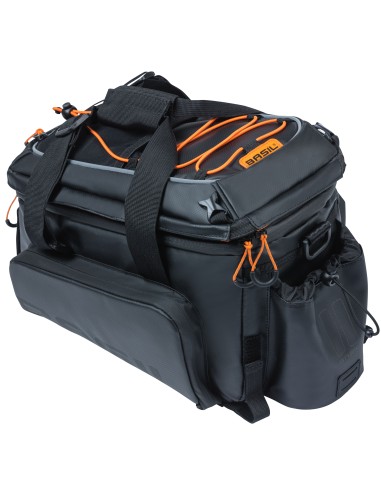 Tasche für Gepäckträger Basil Miles Tarpaulin XL Pro 9-36 Liter 31 x 23 x 20 cm - black orange