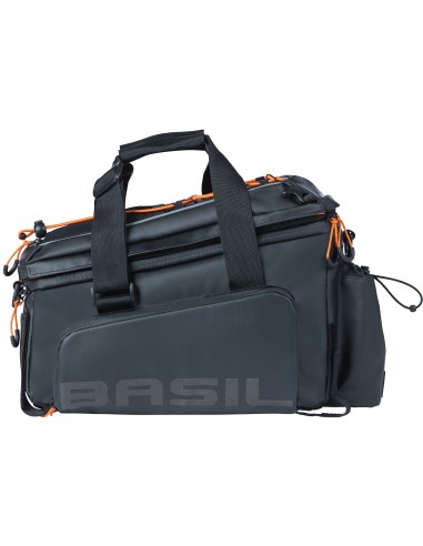 Tasche für Gepäckträger Basil Miles Tarpaulin XL Pro 9-36 Liter 31 x 23 x 20 cm - black orange