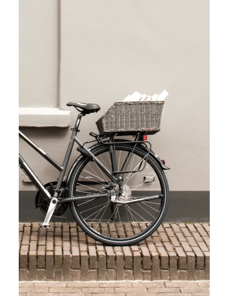 Fahrradkorb für Gepäckträger Basil Cento Rattan Look 47 x 34 x 22 cm - nature brown