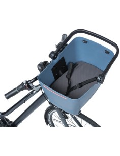 Hundefahrradkorb für vorne Basil Buddy KF 45 x 32 x 22 cm - faded denim