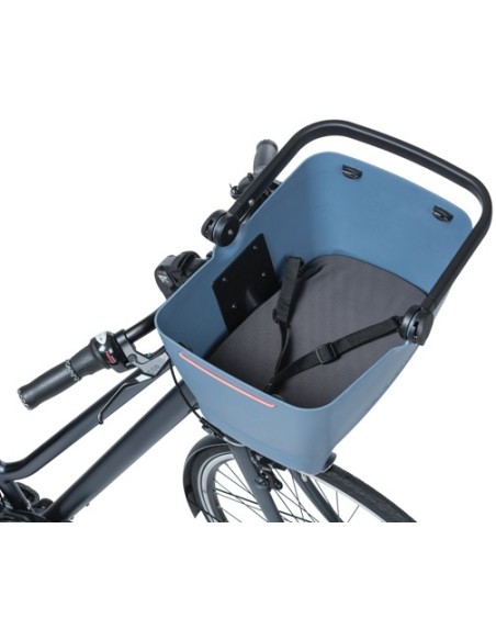 Hundefahrradkorb für vorne Basil Buddy KF 45 x 32 x 22 cm - faded denim