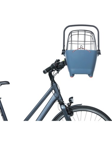 Hundefahrradkorb für vorne Basil Buddy KF 45 x 32 x 22 cm - faded denim
