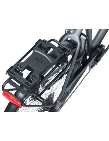 MIK Pannier bag tubes Basil für MIK Gepäckträgerplatte - Schwarz (2 Stück)