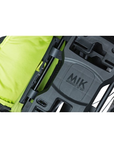 MIK Pannier bag tubes Basil für MIK Gepäckträgerplatte - Schwarz (2 Stück)