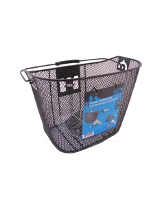 Lenkerkorb M-Wave mit Clip-on halter / Abnehmbar - Schwarz