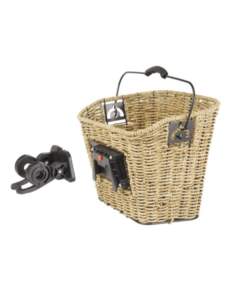 Lenkerkorb M-Wave geflochten 35 x 25 x 26 / ø22 cm inklusive Lenkerhalter