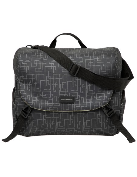 Fahrradtasche New Looxs Mondi Joy Single 18,5 Liter 36 x 16 x 32 cm - Ivy Black
