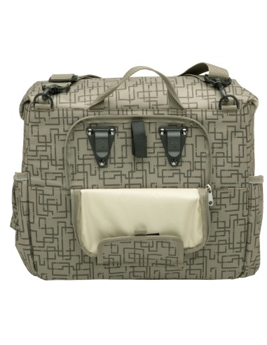 Fahrradtasche New Looxs Mondi Joy Single 18,5 Liter 36 x 16 x 32 cm - Ivy Walnut