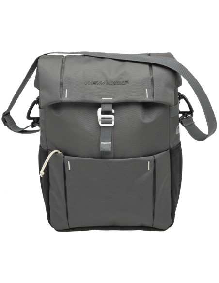Fahrradtasche New Looxs Vigo Single 18,5 Liter 31 x 15 x 40 cm - Grau
