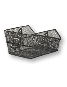 Fahrradkorb für hinten Basil Cento Flower S 36 x 26 x 18 cm - Schwarz