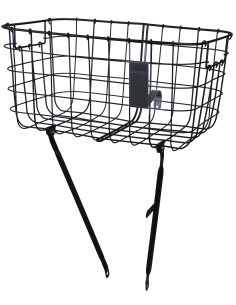 Fahrradkorb für vorne Basil Robin 27 Liter 47 x 31 x 25 cm - Schwarz