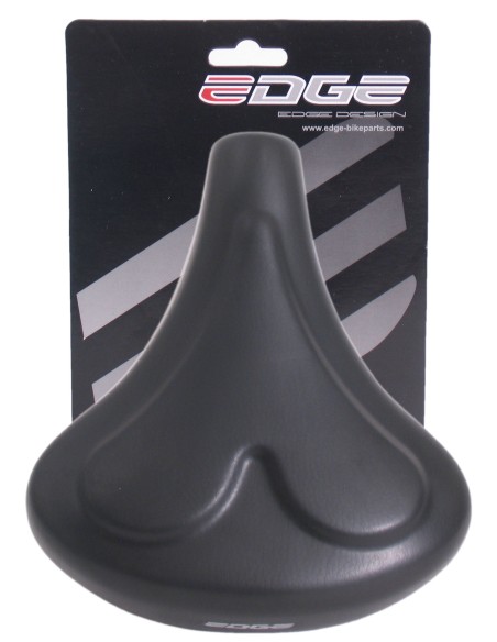 Fahrradsattel Edge City Holland Gel - Schwarz (auf einer Karte)