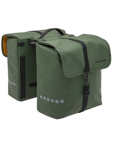 Doppelpacktasche New Looxs Odense Double Racktime 39 Liter 34 x 16 x 38 cm (x2) - Grün