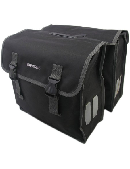 Doppelpacktasche Basil Mara XL 35 liter 35 x 15 x 32 cm - Schwarz