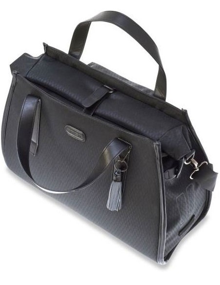 Fahrradtasche Basil Noir 17 Liter 41 x 17 x 32 cm - midnight black