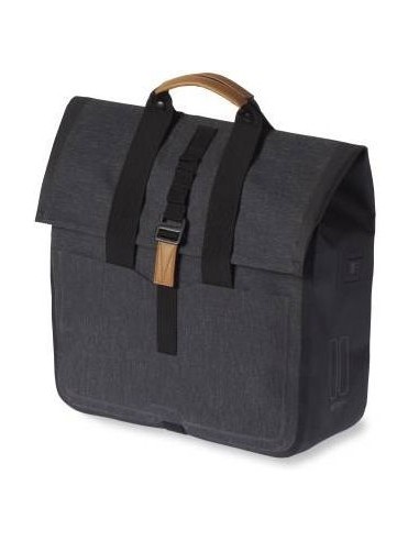 Fahrradtasche Basil Urban Dry Shopper 20 Liter 34 x 16 x 48 cm - Charcoal melee