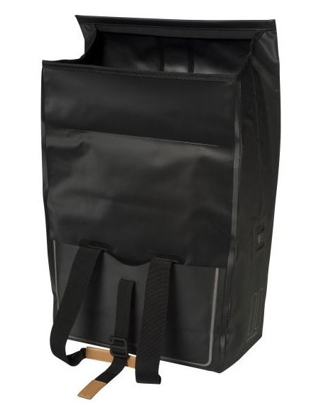 Fahrradtasche Basil Urban Dry Shopper 20 Liter 34 x 16 x 48 cm - Mattschwarz