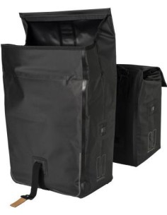 Doppelpacktasche Basil Urban Dry 50 Liter 36 x 17 x 42 cm - Mattschwarz