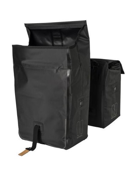 Doppelpacktasche Basil Urban Dry 50 Liter 36 x 17 x 42 cm - Mattschwarz
