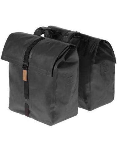 Doppelpacktasche Basil Urban Dry 50 Liter 36 x 17 x 42 cm - Mattschwarz