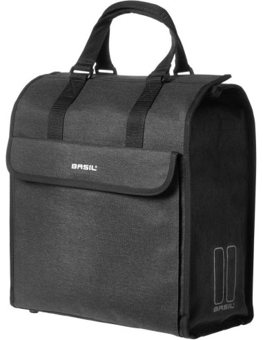 Fahrradtasche Basil Mira 17 Liter 36 x 16 x 37 cm - Schwarz