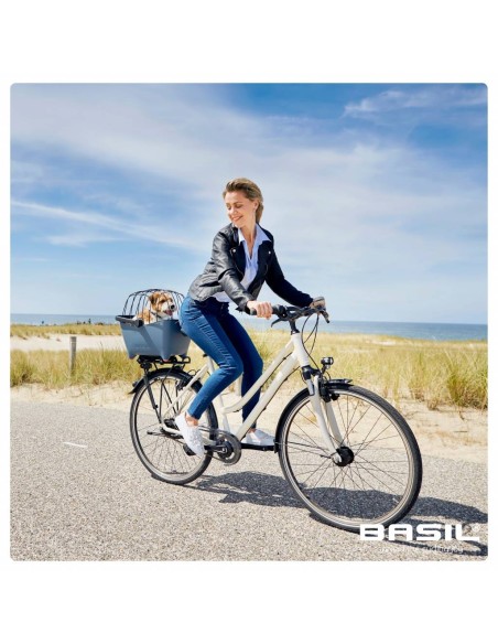 Drahtgitter für Hundefahrradkorb Basil Buddy Space Frame  43,5x30x24,5cm - Schwarz