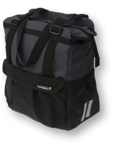 Fahrradtasche Basil Shopper XL 17 liter 32 x 16 x 37 cm - Schwarz
