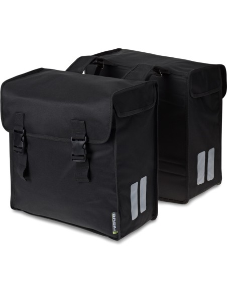 Doppelpacktasche Basil Mara -3XL 52 liter 39 x 18 x 35 cm - Schwarz