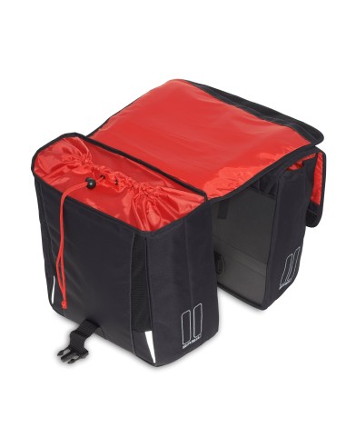 Doppelpacktasche Basil Sport Design 32 Liter 35 x 15 x 43 cm - Schwarz