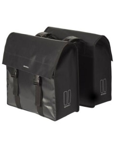 Doppelpacktasche Basil Urban Load 48-53 Liter 41 x 18 x 46 cm - Schwarz reflektierend
