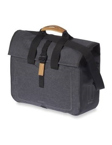 Fahrradtasche Basil Urban Dry Business Bag 20 liter 37 x 15 x 38 cm - Dunkelgrau