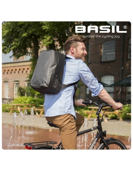 Rucksack Basil Urban Dry Backpack 18 Liter 27 x 16 x 45 cm - Grau