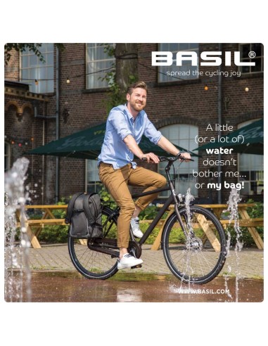 Rucksack Basil Urban Dry Backpack 18 Liter 27 x 16 x 45 cm - Grau