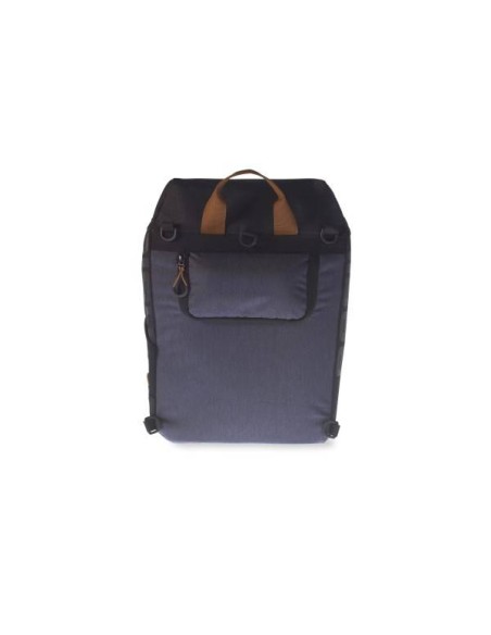 Schultertasche Basil Miles Daypack 16 Liter 33 x 17 x 41 cm - Schwarz/Weiß