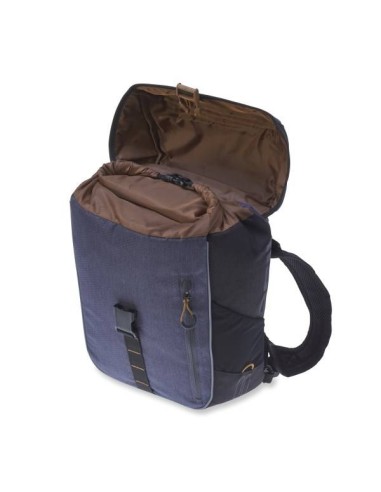 Schultertasche Basil Miles Daypack 16 Liter 33 x 17 x 41 cm - Schwarz/Weiß