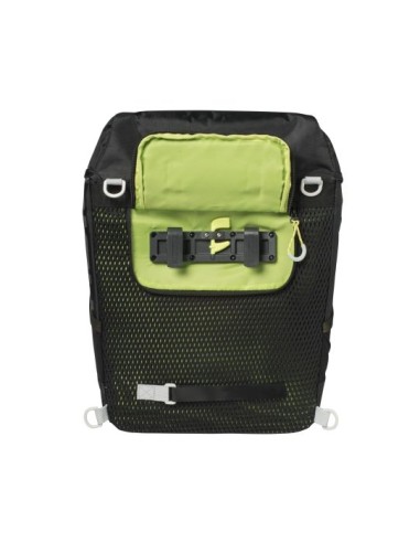 Schultertasche Basil Miles Daypack 16 Liter 33 x 17 x 41 cm - Schwarz/Lime
