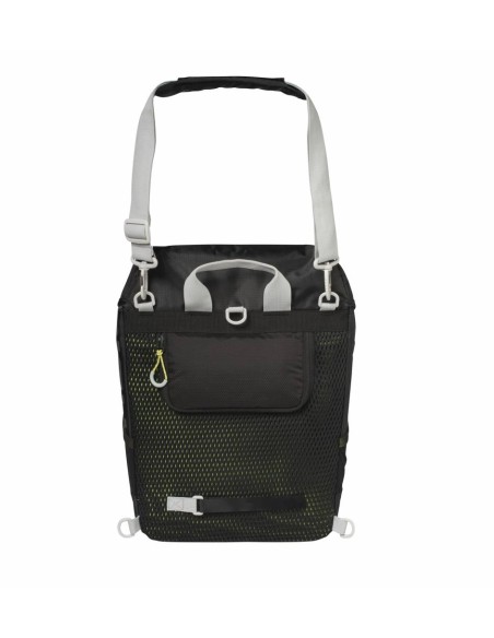 Schultertasche Basil Miles Daypack 16 Liter 33 x 17 x 41 cm - Schwarz/Lime